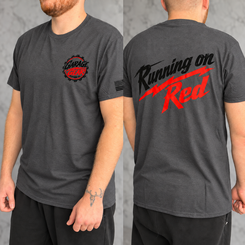 Running on Red Milwaukee T-Shirt