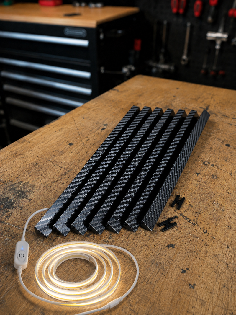 U.S. General Toolbox Compatible LED Light And Holder Kit – 56” & 72” Series 3 Boxes