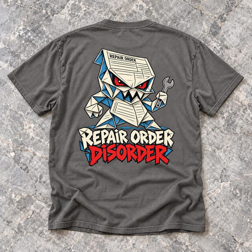 Shop-Life Humor Tee, Bold Back Print, Gift for Technicians